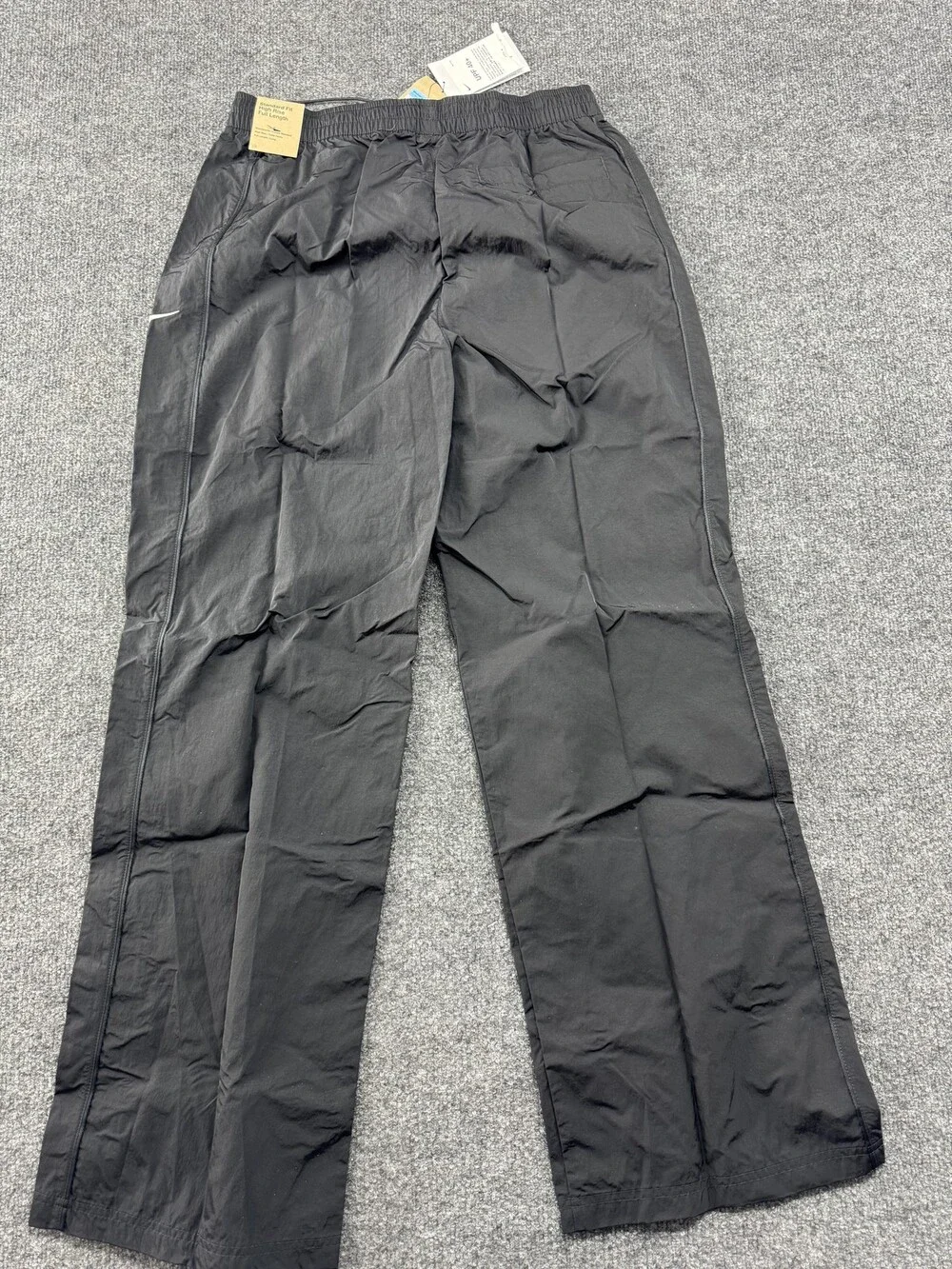 Nike Pants Womens M Black Standard Fit High Rise Move To Zero Woven Track Gym